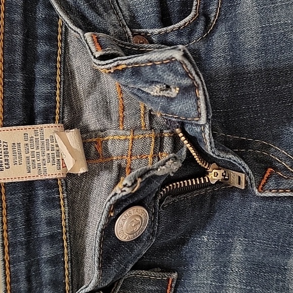True Religion Distressed Skinny Low Rise Jeans Size 29 - Picture 5 of 11